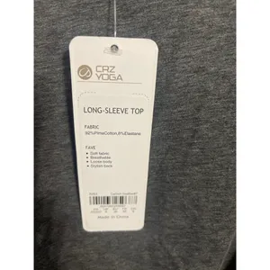 CRZ YOGA Long Sleeve Workout Shirt Size XS New With Tags thumbnail 3