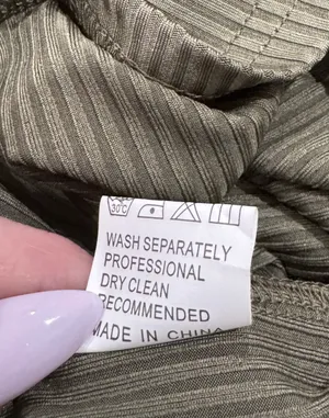 Olive Green Ribbed Long thumbnail 11