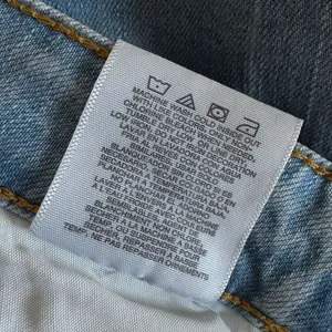 Wrangler High Rise Loose Straight Distressed Light Wash Jeans Size 12 thumbnail 14