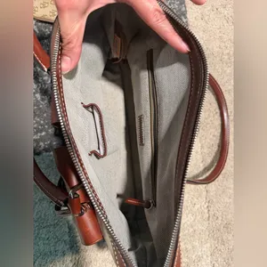 Elegant Brown and Tan Men's Bag thumbnail 2