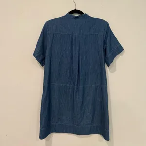 G. Label by Goop (gwyn) Blue Denim Chambray Short Sleeve Dress 2 thumbnail 8