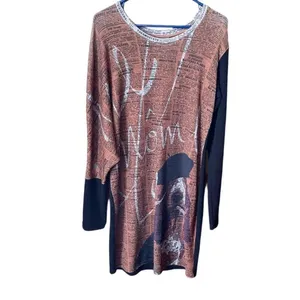 Volt design wear size 3 tall(10) Art to wear knit dress. thumbnail 2