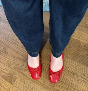 Nordstrom Rack Red Ballet Flats thumbnail 2