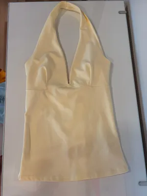 Yellow halter top Size XS thumbnail 1