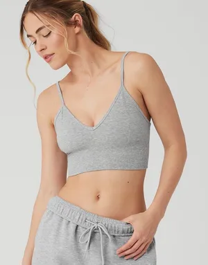 ALO Yoga Gray Women's Bralette Top thumbnail 1
