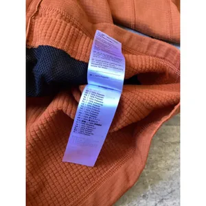 Fjallraven Abisko Lite Fleece Jacket Womens L Orange Full Zip Grid Mid Layer thumbnail 6