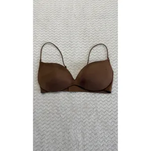 Skims Fits Everybody T-Shirt Bra 32C Cocoa Brown Underwire Padded 4414 thumbnail 2