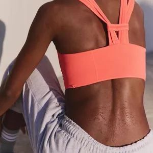 Free People Movement On The Radar Sports Bra Neon Coral Size XS/S‎ NWOT MSRP $48 thumbnail 2