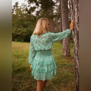 Easy Clothes Blue And Green Manae Dress Our Color: Blue And Green size medium thumbnail 2