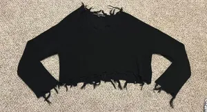 Cropped Sweater black thumbnail 1
