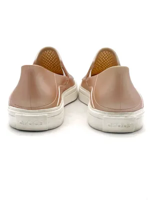 Crocs CitiLane Roka Slip On Shoes Women 7 Rose Gold Metallic Perforated Sneaker thumbnail 7