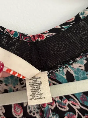 Anthropologie Raga Floral Kimono Maxi Dress Size XS thumbnail 7
