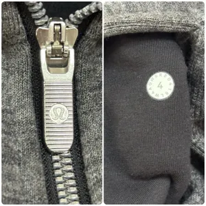 Lululemon Radiant Jacket II Heathered Core Dark Gray Full Zip Size 4 thumbnail 9