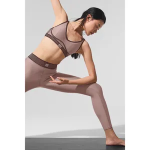 Alo Yoga Airlift Line Up Bra Taupe S thumbnail 8