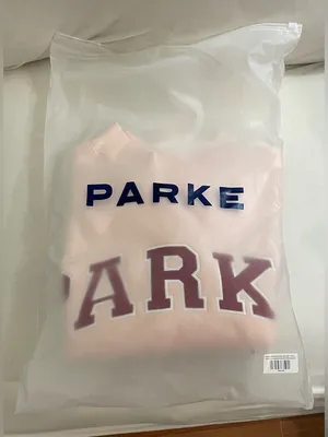 PARKE Valentine’s Varsity Mockneck Crewneck Pullover Sweatshirt Peony Crimson S thumbnail 12