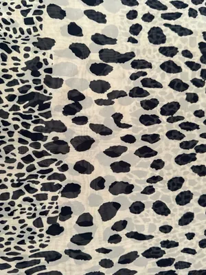 Leopard Print Lightweight Scarf thumbnail 3