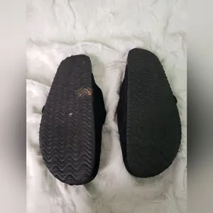 Black Leather Upper Mules Size 8 thumbnail 4