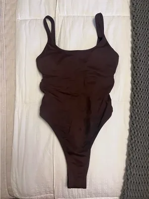 Aerie Brown One Piece Swimsuit thumbnail 2
