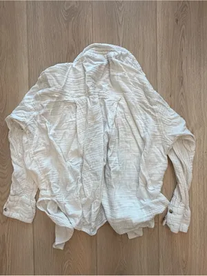 ASOS Crisp White Button-Up Relaxed Shirt thumbnail 6