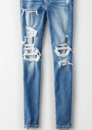 American eagle super hi rise jegging jean xshort 6 thumbnail 7