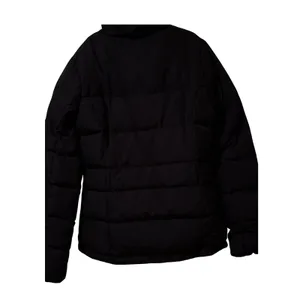 Hollister Puffer Jacket Black Red Lined Down Feather Fill Women's Medium thumbnail 3