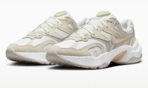 Nike AL8 Women’s White & Beige Mesh Chunky Sneakers size 7.5 thumbnail 1
