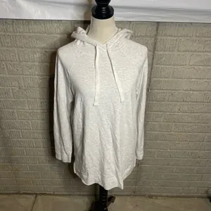 Gap Sweats Light Heather Gray Super Soft Oversized Drawstring Hoodie‎ Size Small thumbnail 2