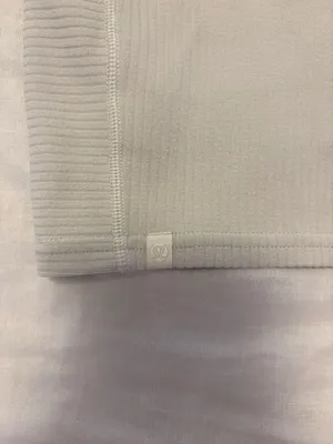 Lululemon Cropped Ribbed Tank Top Off-White 2 thumbnail 4