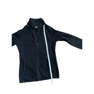White Cross full zip black fleece jacket‎ sz S thumbnail 5