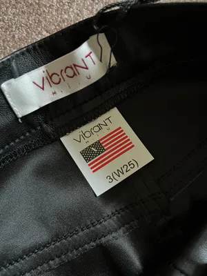American Threads Faux Leather Flare Pants thumbnail 4