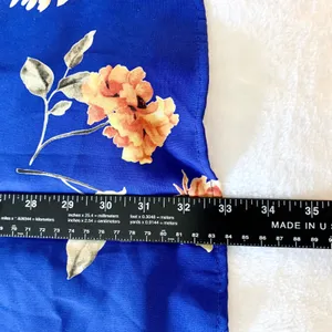 Lulus Floral Halter Shift Dress Womens Size S Blue Yellow Mini‎ Summer DD2546 thumbnail 2