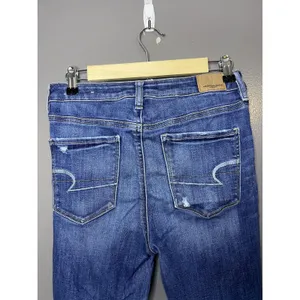 American Eagle Outfitters Super Hi-Rise Jegging Jeans Womens 8 Short Distressed thumbnail 5