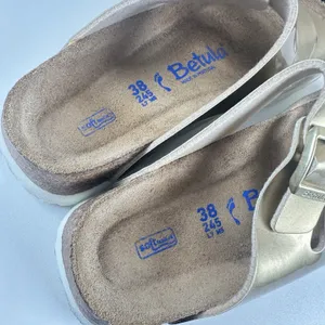 Birkenstock Betula Leo Soft Footbed Women's EU 38/US 7 Metallic Gold Birko-Flor thumbnail 7