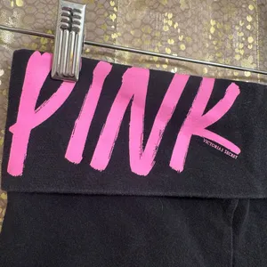 PINK Victorias Secret Vintage RARE Y2K Black Love Pink Foldover Booty Shorts XS thumbnail 5