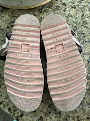 Dr Martens Voss Strappy Chunky Platform Sandals in Pale Pink thumbnail 6