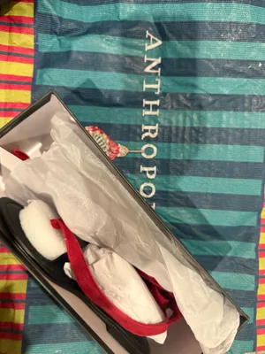 Anthropologie Red sandals thumbnail 2
