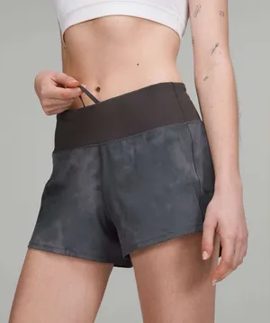 Lululemon Speed Up MR Lined Short 4" - Diamond Dye Pitch Grey Graphite Grey - 4 thumbnail 1