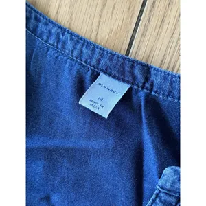 Old Navy Women Medium Dress‎ Blue Chambray Long Sleeve Loose Western Country thumbnail 5
