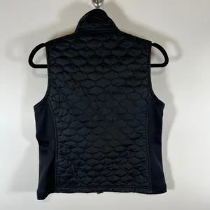 LL Bean PrimaLoft Packaway Vest Womens Small Black‎ Quilted Full Zip Gorpcore thumbnail 9