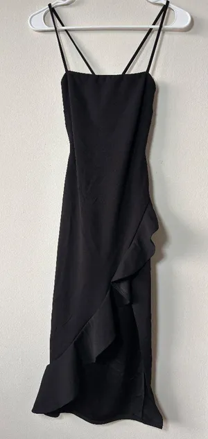 Windsor Black Midi Dress - Size Small thumbnail 1