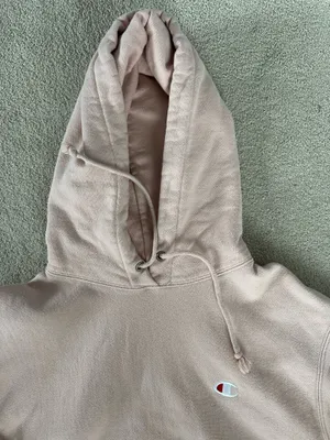 Champion Light Pink Reverse Weave Hoodie thumbnail 5