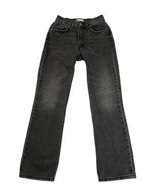 Zara Mid Rise Straight Leg Jeans Size 2 Casual Y2K Cotton Grunge 90s 2000s thumbnail 1