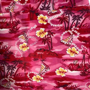 Vintage 90s Y2k 00s Pink Sleeveless Hawaiian Mini Dress Tie Back size Medium thumbnail 6