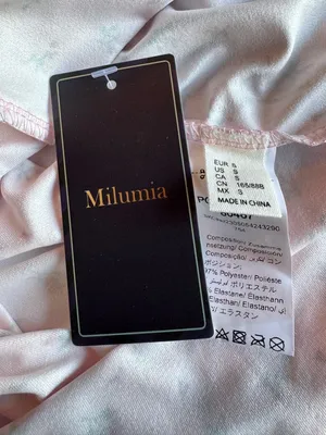 Milumia Strapless Pink Floral Midi bodycon Dress NWT Small thumbnail 7