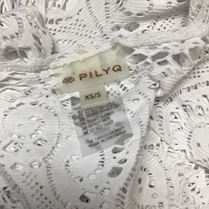 New Pilyq water lily fringe coverup. XS/S. Regularly $179 thumbnail 11