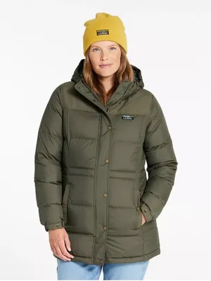 LL Bean Classic Mountain Parka green Size XS thumbnail 2