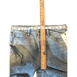 HIDDEN Los Angeles Bailey High Rise Boyfriend Jeans‎ Distressed Light Wash Sz 28 thumbnail 7