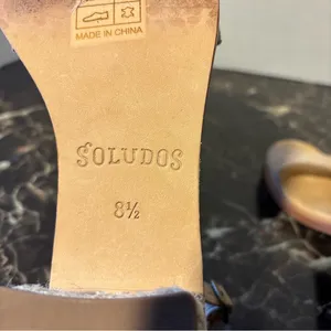 Soludos Anthropologie Capri Espadrilles Block Heel Tan Suede Women’s Size 8.5 thumbnail 9