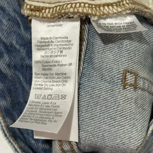 Madewell Relaxed Light Wash Frayed Denim Shorts Women's‎ Size 30 thumbnail 6
