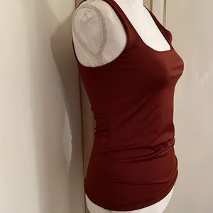 NWOT Sculpting Tank Brown thumbnail 3